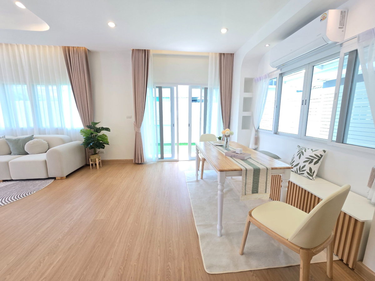 รูป บ้านเดี่ยวมินิมอล สไตล์อังกฤษ ถนนเลียบคลองสอง ม.บุราสิริ ปัญญาอินทรา ใกล้ห้างแฟชั่นไอส์แลนด์ ใกล้รถไฟฟ้าสายสีชมพู - รูปที่ 25/49
