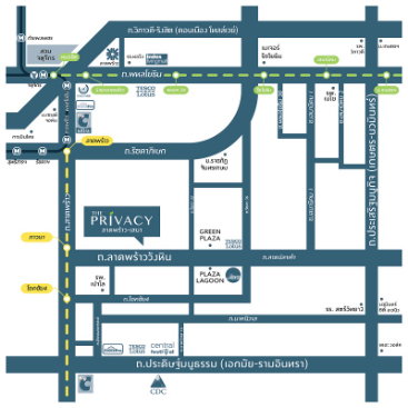 รูป ขาย The Privacy ลาดพร้าว-เสนา ห้องมุม ชั้น 5 วิวโล่ง หน้าต่าง 2 ด้าน 22.5 ตร.ม. ไม่มีผนังติดห้องอื่น ไม่มีคนเดินผ่านหน้าห้อง สงบส่วนตัว - รูปที่ 9/11