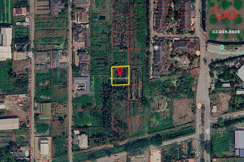 รูป ขายที่ดิน 202 ตร.ว. รังสิตคลอง 1 รังสิต-นครนายก 25-27 ใกล้ฟิวเจอร์พาร์ค ปทุมธานี  - รูปที่ 3/3