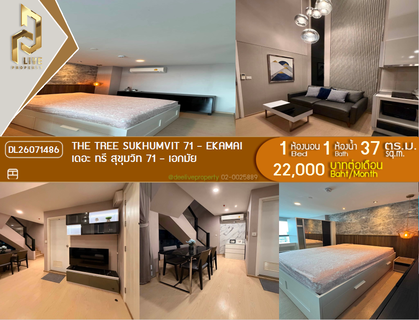 รูปภาพ DL26071486 Condo for rent, The Tree Sukhumvit 71 - Ekamai near สายสีส้ม, ready to move in, call urgently 0653619502 LineID @952jdxxk
