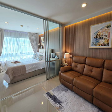 Lumpini จอมเทียน บีช ห้องรีโนเวทใหม่ สวยสะบัดตรงปก 100%
