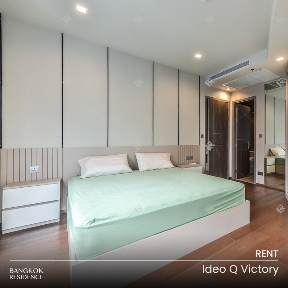 รูป เช่าคอนโด 🌃 Ideo Q Victory 1นอน 38ตร.ม. 25k 🌟 ห้องเลย์เอ้าท์สวย ใกล้ BTS อนุสาวรีย์ชัยฯ  - รูปที่ 1/10