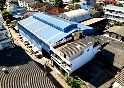 Factory for sale Suan Luang :  Warehouse building for sale, Soi On Nut 17, Intersection 7, Phra Khanong, Bangkok