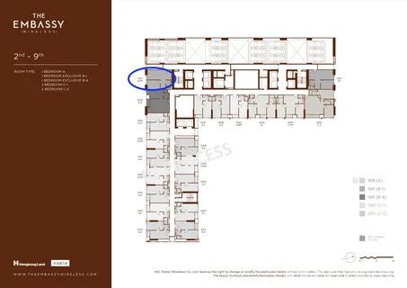 ขาย คอนโด 1 ห้องนอน ในโครงการ ดิ เอ็มบาสซี่ แอท ไวร์เลส 6627157