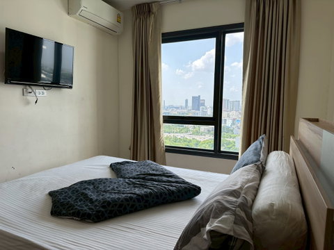 🛋️💗(พร้อมเปิดห้องให้ดูทันที!) Rich Park @Triple Station 💗🛋️วิวสวย ห้องไม่ร้อน  เฟอร์นิเจอร์ครบพร้อมเข้าอยู่🔥🔥 ID LINE: @471ovhib 📲