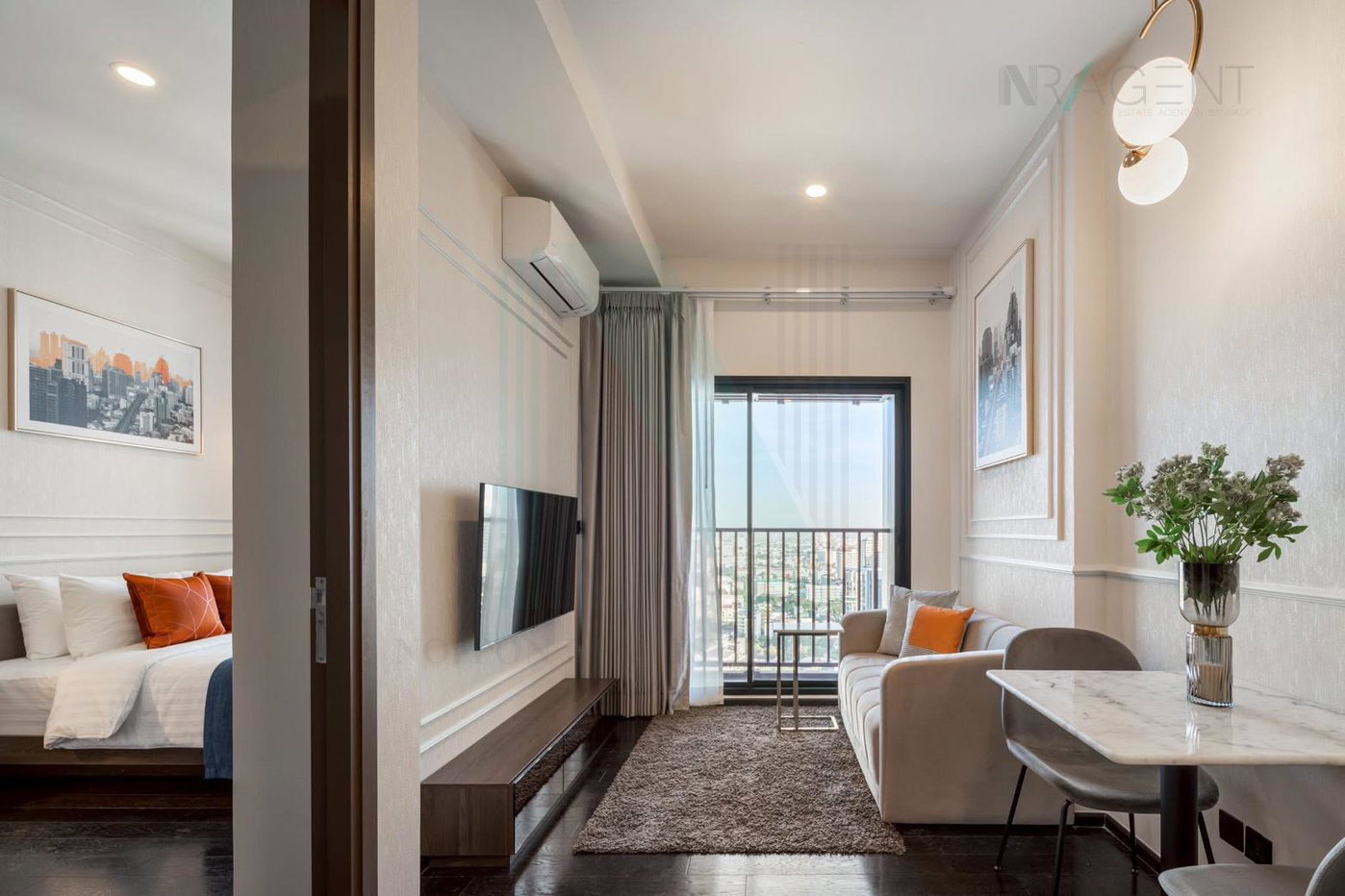 picture 📌 For Rent Condo PARK ORIGIN THONGLOR Building A, Floor 14,1 bed room, Room size 32 sqm - 4/8