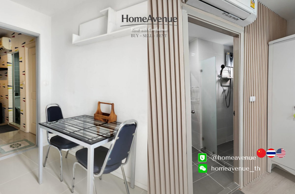 รูป อัปเดต ส.ค. 🔥 ห้องสุดท้าย✨ 2Beds 🆕 ห้องใหม่ รีโนเวทสวย 🚇 ใกล้ MRT พระราม9 💥📲 Line: @homeavenue ⭐HA-3678 - รูปที่ 5/8