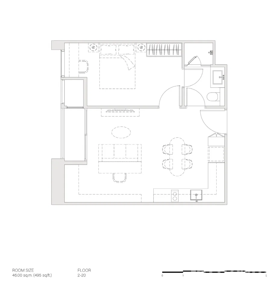 picture Embassy Wireless – Rare 46sqm 1 Bedroom Resale Opportunity 6627209 - 2/16