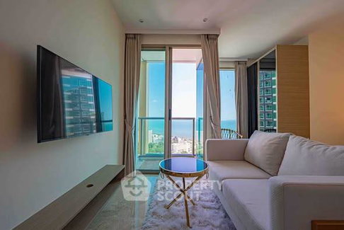 คอนโด 1 ห้องนอน ชั้น 33 เดอะ ริเวียร่า โอเชียน ดรाइव ใกล้หาดจอมเทียน (ID 3131992)