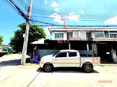 ทาวน์เฮ้าส์ 28.7 ตร.วา พฤกษาวิลล์ 43 พระราม 5 - นครอินทร์ บางกรวย นนทบุรี 3.2M