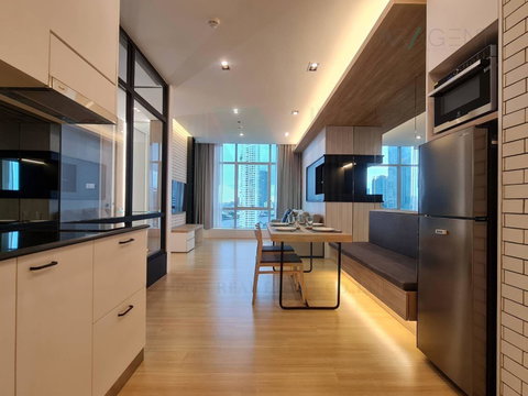 🎊 For Rent Condo BAAN SATHORN CHAOPRAYA Building 1, Floor 14,1 bed room, Room size 60 sqm
