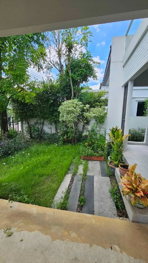 รูป R3116 ให้เช่าบ้านเดี่ยว หมู่บ้าน มัณฑนา มอเตอร์เวย์-กรุงเทพกรีฑาตัดใหม่ (ว่างค่ะ) ใกล้ Airport Link ลาดกระบัง - รูปที่ 2/9