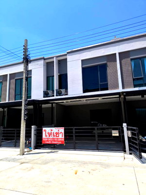 Townhouses for rent Suwannaphum International Airport : 🏡✅ Move-in Ready Townhome for Rent — Pleno Sukhumvit-Bangna 3 | 3 Bed 3 Bath  | 800m from Mega Bangna & IKEA | [37,000] THB/mo, Negotiable