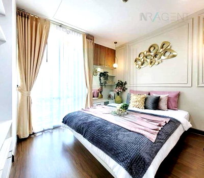 Condos for rent : 🚩 For Rent Condo THE IRIS RAMA 9 - SRINAKARIN Building F, Floor 3,1 bed room, Room size 45 sqm