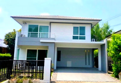 เช่าบ้านเดี่ยว มาร์เก็ต วิลเลจ สุวรรณภูมิ : ให้เช่า  บ้านเดี่ยวโครงการ สีวลี สุวรรณภูมิ GH605