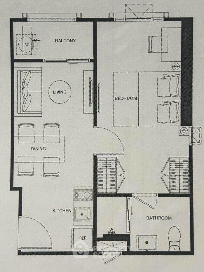 picture 1-BR 36 Sqm For Sale At Maestro 19 Ratchada19 - Vipha Near MRT Ratchadaphisek (ID 3130608) - 13/16