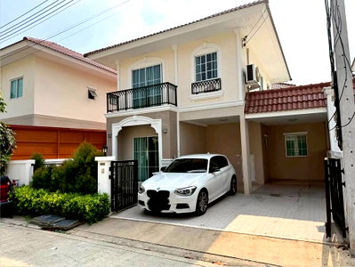 เช่าบ้านแฝด โรงเรียนเปรมฤทัย : R3115 ให้เช่า บ้านแฝด 2 ชั้น บ้านลลิล THE PRESTIGE วงแหวนฯ - ลำลูกกา คลอง 6 (ว่างค่ะ) ใกล้ BTS คูคต