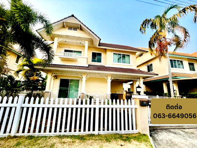 Houses for sale San Sai Chiang Mai : Quick Sale! Nannipa (Maejo) Phase 2 House near Maejo Univ 3.09M THB 063-6649056