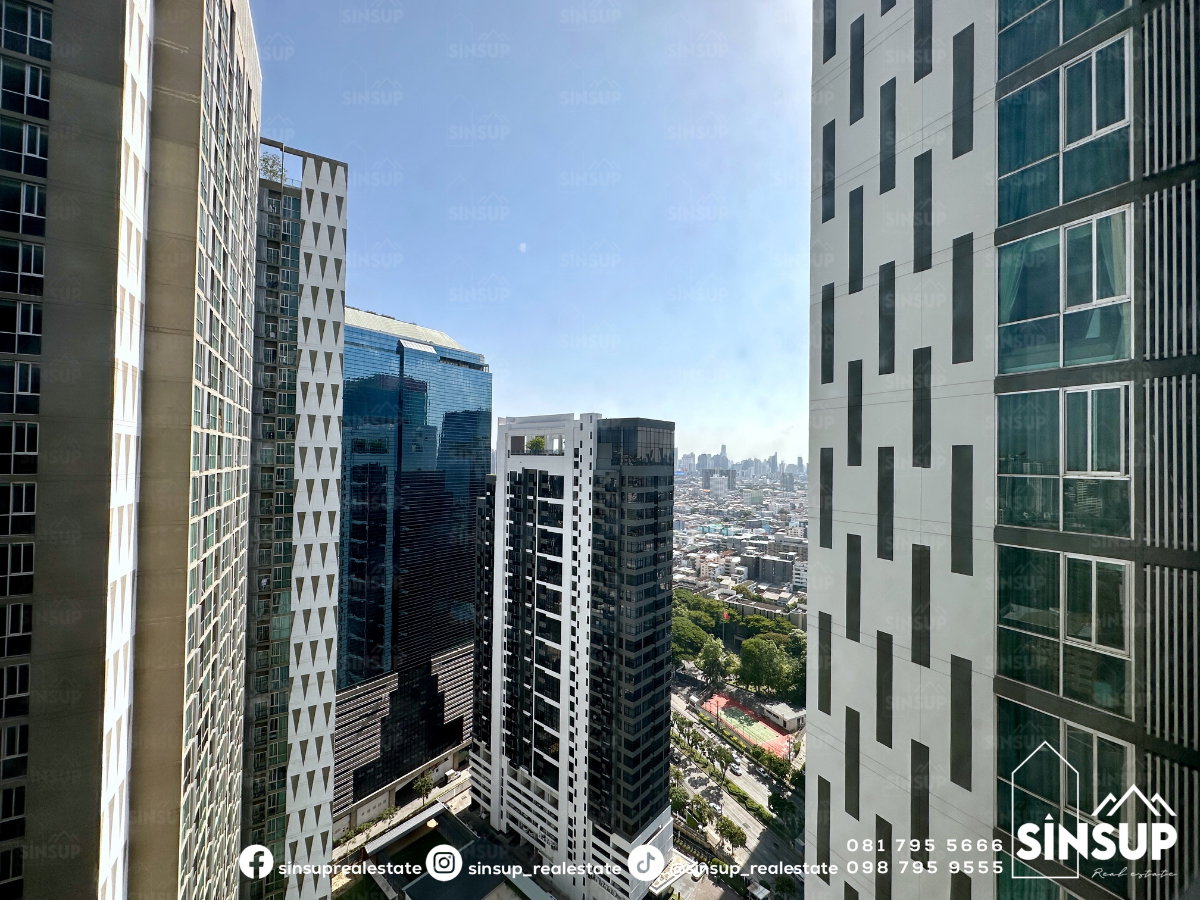รูป 🌆 ให้เช่า 𝐍𝐨𝐛𝐥𝐞 𝐑𝐞𝐯𝐨𝐥𝐯𝐞 𝐑𝐚𝐭𝐜𝐡𝐚𝐝𝐚 | ห้อง Combine 2 ห้องนอน ขนาดใหญ่ 52 ตร.ม. ใกล้ MRT ศูนย์วัฒนธรรม ที่จอดรถ 2 คัน - รูปที่ 5/21