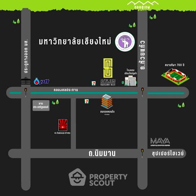 ขายคอนโด : คอนโด 1 ห้องนอน ขนาด 54 ตร.ม. ขาย ที่ Stylish Chiangmai ชั้น 5 (ID 3132748)