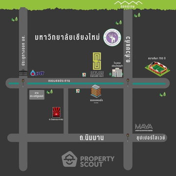 คอนโด 1 ห้องนอน ขนาด 54 ตร.ม. ขาย ที่ Stylish Chiangmai ชั้น 5 (ID 3132748)