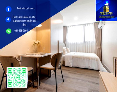 คอนโดให้เช่า : ให้เช่า  The Origin Sukhumvit Praksa  วิวทะเล ชั้น 34 ห้องใหม่ พร้อมเครื่องนอน