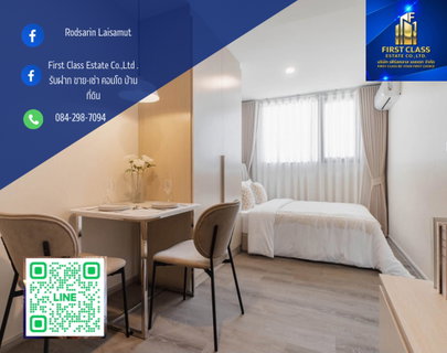 รูปภาพ ให้เช่า  The Origin Sukhumvit Praksa  วิวทะเล ชั้น 34 ห้องใหม่ พร้อมเครื่องนอน