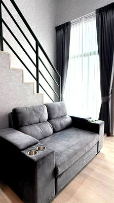 คอนโดให้เช่า : 🚝 ปล่อยเช่า IDEO Charan 70 - Riverview ห้องหรู Duplex 2 ชั้น ชั้นสูง 33 รับวิวแม่น้ำเจ้าพระยาฝั่งรัฐสภาสวยสับสะกดสายตา! 🌅