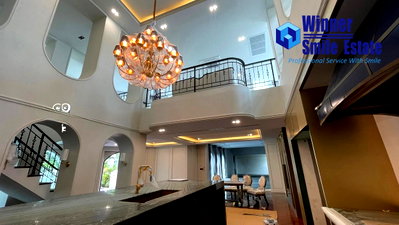 Houses for rent : Single house for rent at Baan Fantasia Villa 3 : 3-story house with 4 bedrooms and 4 bathrooms.