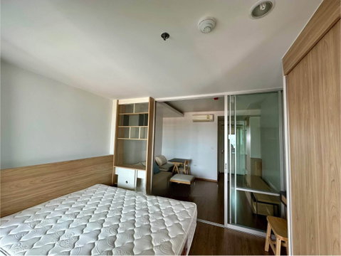 P-55386 | U Delight Residence Riverfront Rama 3 🔥✨ 1-Bedroom Condo for Rent | High Floor | City View | Fully Furnished | Washing Machine 