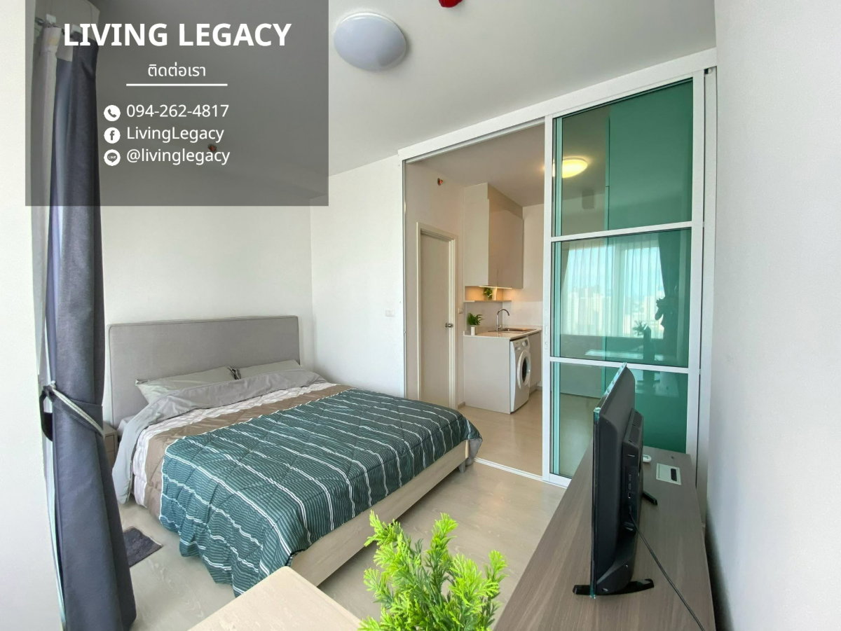 รูป TIX2KN เช่าด่วน! คอนโด Chapter One Eco 23 ตร.ม. | 12,000 บาท/เดือน | ชั้น 12 | 1 นอน 1 น้ำ | LINE: @livinglegacy - รูปที่ 2/8