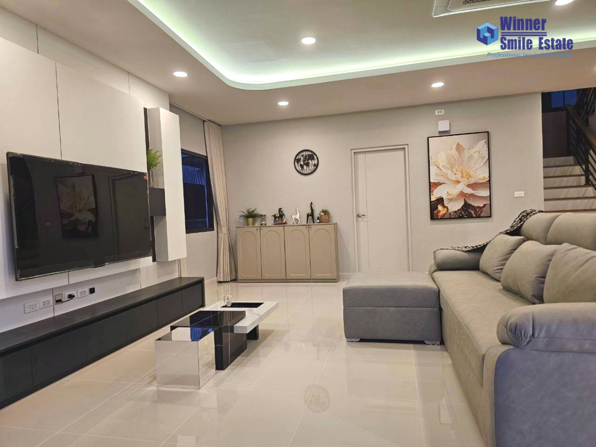 รูป เช่าบ้านสไตล์ Modern ใกล้เมกาบางนา Centro Bangna เหมาะครอบครัวใหญ่ เฟอร์ฯ ครบพร้อมอยู่ - รูปที่ 5/20