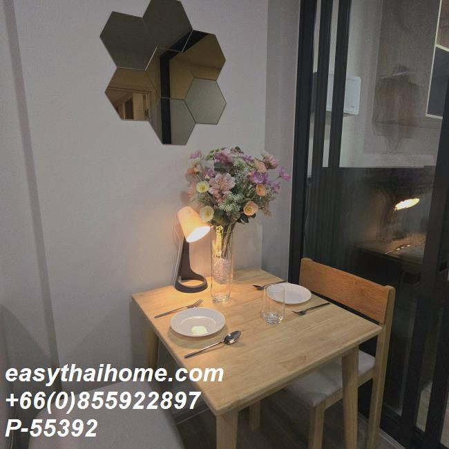รูป P-55392 |  บีท สุขุมวิท🔥✨คอนโดให้เช่า 1 ห้องนอน วิวเมือง เฟอร์นิเจอร์ครบ พร้อมเครื่องซักผ้า ใกล้ BTS บางจาก พร้อมเข้าอยู่ ✨ - รูปที่ 3/11