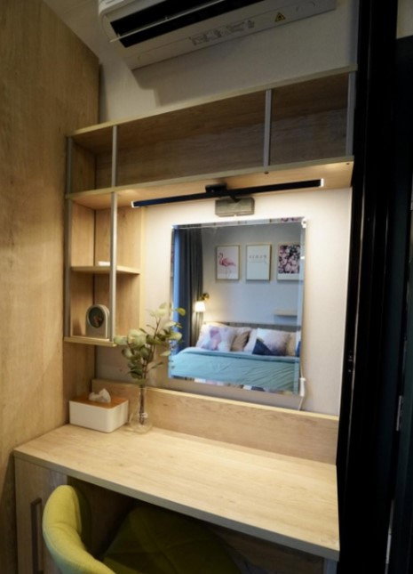 picture Condo for rent at The Politan Rive. 30 sq.m., 51st floor, corner unit with beautiful river view - 7/11