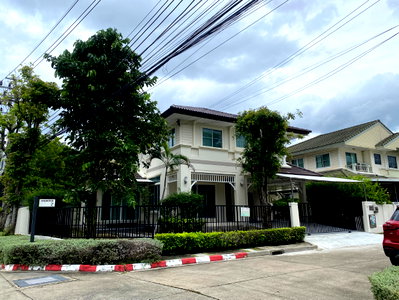 เช่าบ้านเดี่ยว ม.เทคโนโลยีพระจอมเกล้าธนบุรี : 🏡✨ ให้เช่าบ้านเดี่ยวหลังมุม พร้อมอยู่ พฤกษ์ลดา 2 ท่าข้าม – พระราม 2 บ้านหลังมุม ต้นโครงการ ปรับปรุงใหม่ บรรยากาศเงียบสงบ