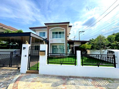 บ้านเดี่ยว นนทบุรี : ขายบ้านเดี่ยว โครงการ สัมมากร ราชพฤกษ์ 2 ชั้น 4 ห้องนอน 4 ห้องน้ำ