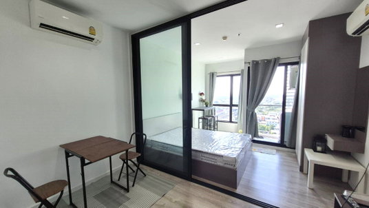 รูปภาพ  🏷️ P-9663 | Knightsbridge Sky River Ocean : River View Near BTS Pak Nam 9,000 THB | Line ID: @easycondoplus | 099-229-6397