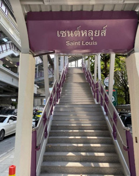 รูป BTSเซนต์หลุยส์ 495ม. ให้เช่า ร้านค้า โชว์รูม พื้นที่เชิงพาณิชย์200ตร.ว.  800ตร.ม.  คลินิก ศูนย์บริการ  ใกล้โรงเรียนอัสสัมชัญ 840ม - รูปที่ 2/8