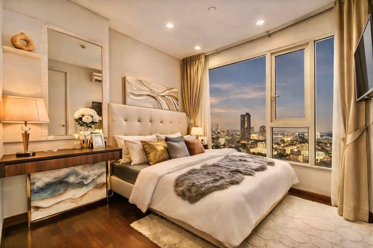 picture  IVY Thonglor | High-Floor Corner Unit | 85” Smart TV | Short-Term Rental Welcome | - 6/14