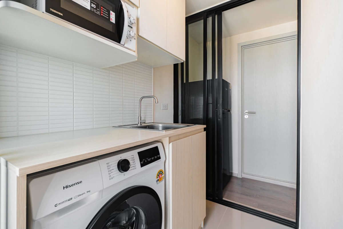 รูป 💮ให้เช่าคอนโด The Origin Sukhumvit Praksa ใกล้ BTS แพรกษา 24.5ตรม. ห้องสวย ห้องบิวอินสวยงาม ขนาด 24.5 ตรม. เช่าเพียง 9500- - รูปที่ 6/10