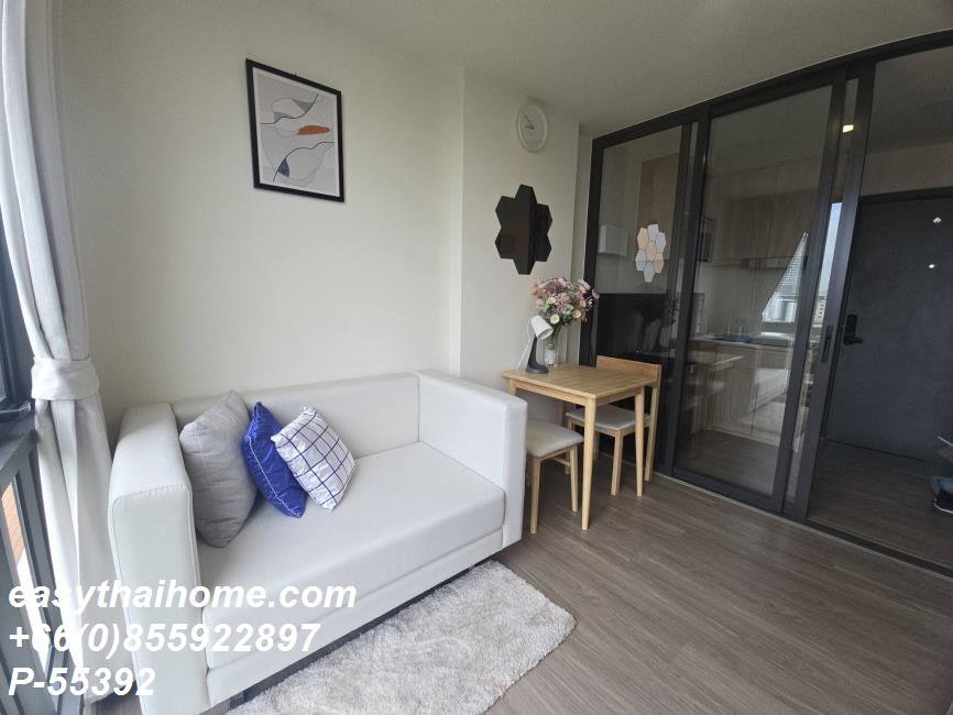 รูป P-55392 |  บีท สุขุมวิท🔥✨คอนโดให้เช่า 1 ห้องนอน วิวเมือง เฟอร์นิเจอร์ครบ พร้อมเครื่องซักผ้า ใกล้ BTS บางจาก พร้อมเข้าอยู่ ✨ - รูปที่ 8/11