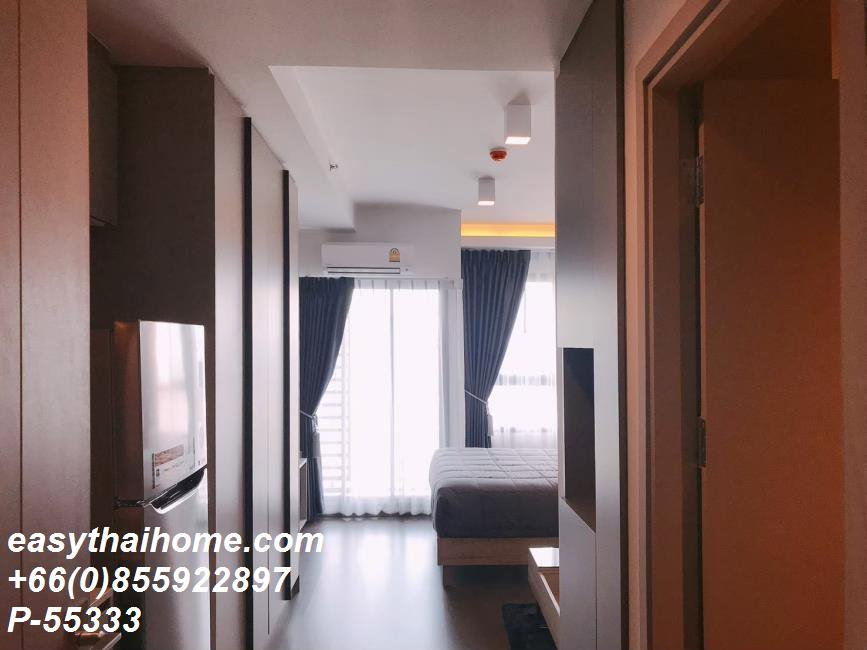 รูป P-55333 | ไอดีโอ สุขุมวิท 93🔥✨คอนโดให้เช่า ห้องสตูดิโอ ชั้นสูง วิวเมือง เฟอร์นิเจอร์ครบ พร้อมเครื่องซักผ้า ติด BTS บางจาก พร้อมเข้าอยู่ ✨ - รูปที่ 5/10