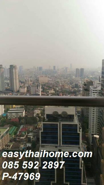 รูป P-47969 ด่วน! ห้องปล่อยเช่า ชั้น 35 Silom Suite (สีลม สวีท) 45 ตร.ม. 1bed ชั้น 35 วิวเมือง ใกล้ BTS ช่องนนทรี Line ID: @easythaihome 085-592-2897 - รูปที่ 3/4