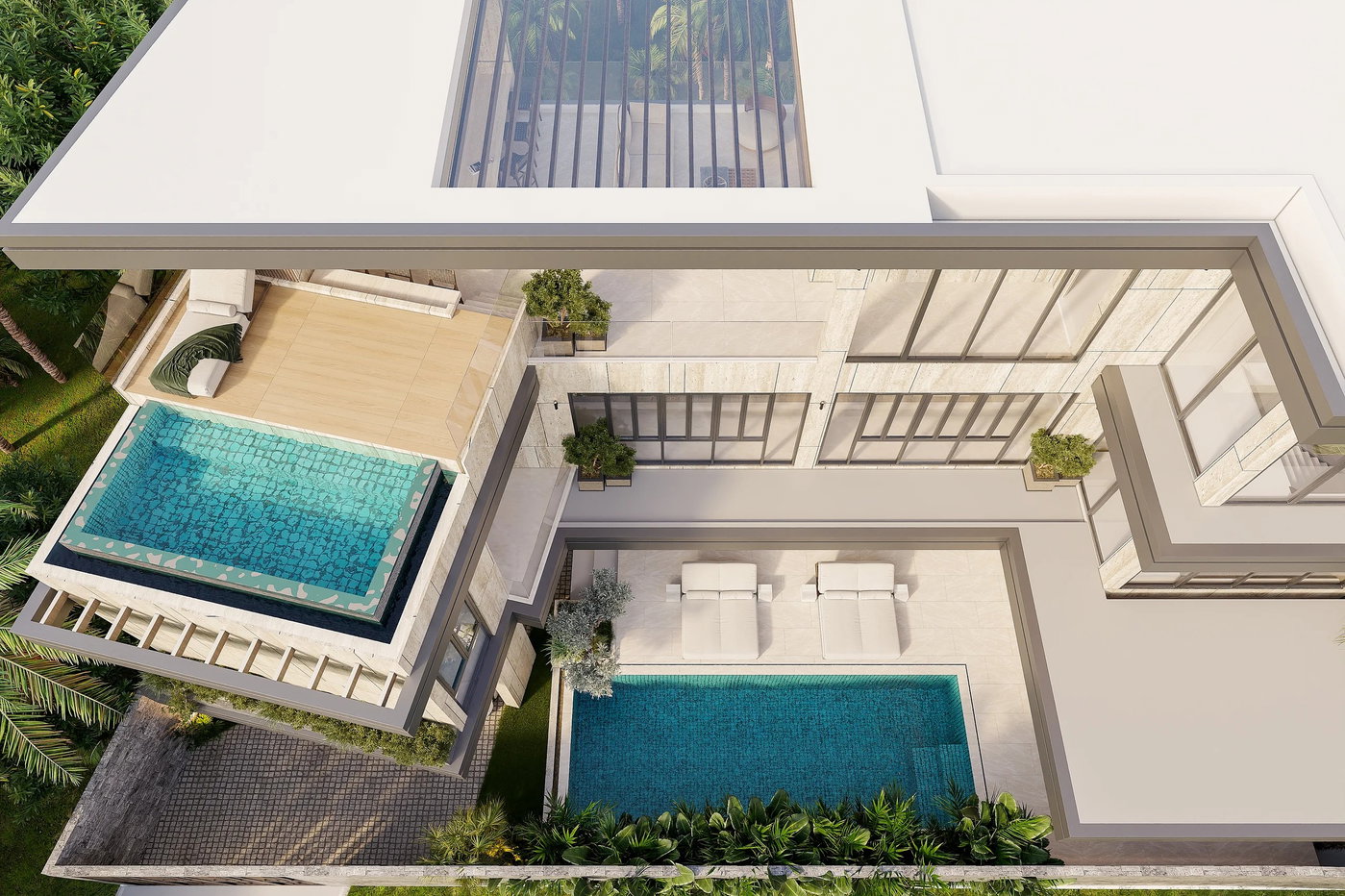 รูป Luxury Pool Villa for Sale Wongamat Pattaya Near the Beach - รูปที่ 23/24