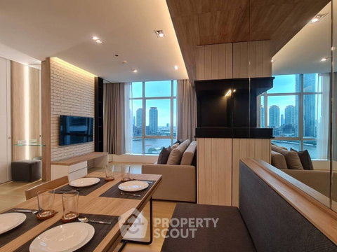 61 Sqm 1-BR For Rent At Baan Sathorn Chaopraya Near BTS Krung Thon Buri (ID 3137287)