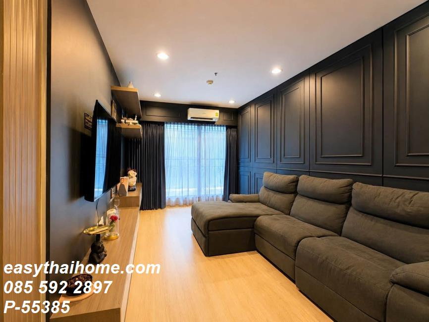 รูป P-55385 เช่าคอนโดพร้อมอ่างอาบน้ำ The Address Siam 2 นอน 2 น้ำ 84 ตร.ม. ชั้น 8 ใกล้ BTS ราชเทวี Line ID: @easythaihome 085-592-2897 - รูปที่ 8/8