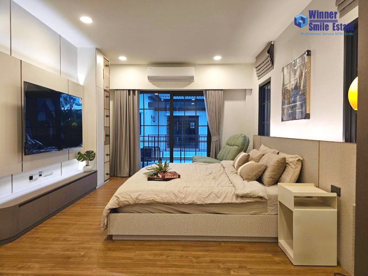 รูป เช่าบ้านสไตล์ Modern ใกล้เมกาบางนา Centro Bangna เหมาะครอบครัวใหญ่ เฟอร์ฯ ครบพร้อมอยู่ - รูปที่ 11/20