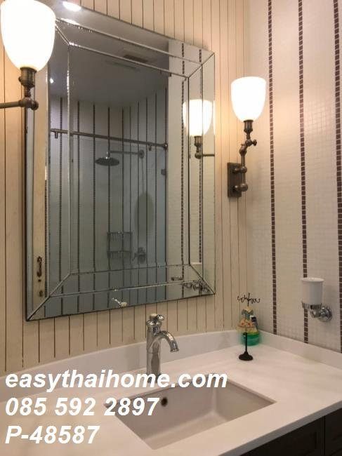 picture P-48587 Hive Sathorn 2 Bed 2 Bath (Master Bed + Bunk Bed Room) 70 sq.m. 17th Fl. City View Incl. Common Fee Line ID: @easythaihome 085-592-2897 - 10/10