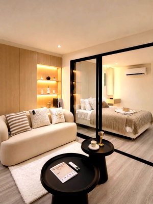 Condos for sale Hospital Kawila Chiang Mai : Newly Renovated 1-Bed Condo near Nimman! Sritana 2 (High Floor, 11th) — Fully Furnished & Ready to Move in | Only 2.39M THB / whatsapp +66956195364