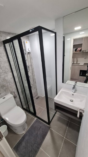 รูป ME2500421 ห้องใหม่แกะกล่อง! Atmoz บางนา 1 นอน เฟอร์ครบ พร้อมเข้าอยู่ - รูปที่ 8/17